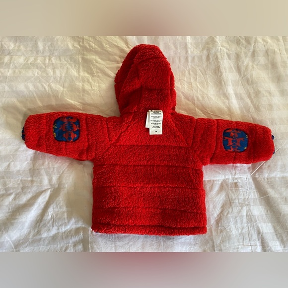 Patagonia Tribbles Reversible Jacket Coat Sherpa Fleece 3m Animal print - Picture 7 of 12